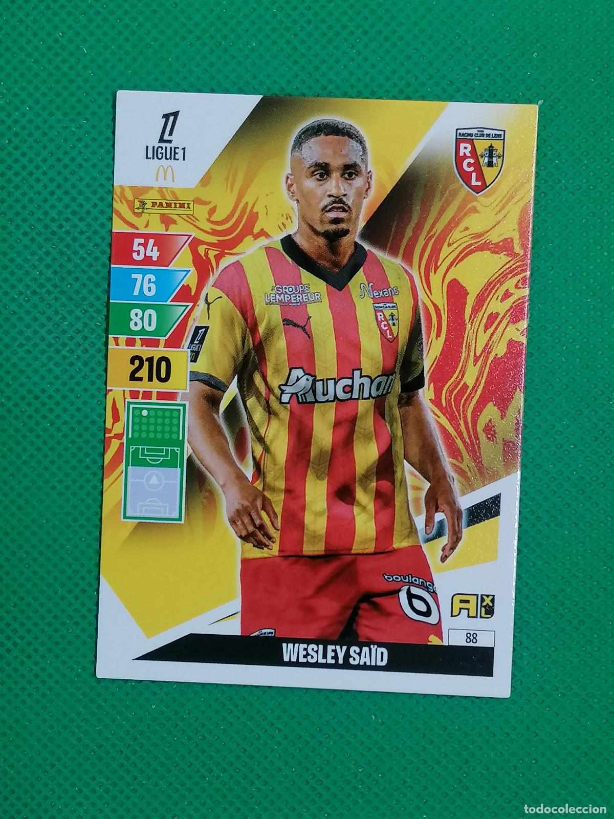 Fu&szlig;ball-Sticker: 88 WESLEY SAID RACING CLUB DE LENS ⚽ LIGUE 1 MCDONALDS ADRENALYN XL 2024 2025 24 25 ⚽