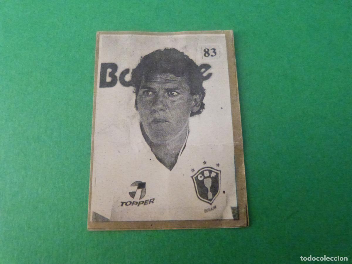 Figurine di Calcio: CROMO FUTBOL LAZARONI BRASIL DESPEGADO N&ordm; 83 MUNDIAL ITALIA 90 REYAUCA
