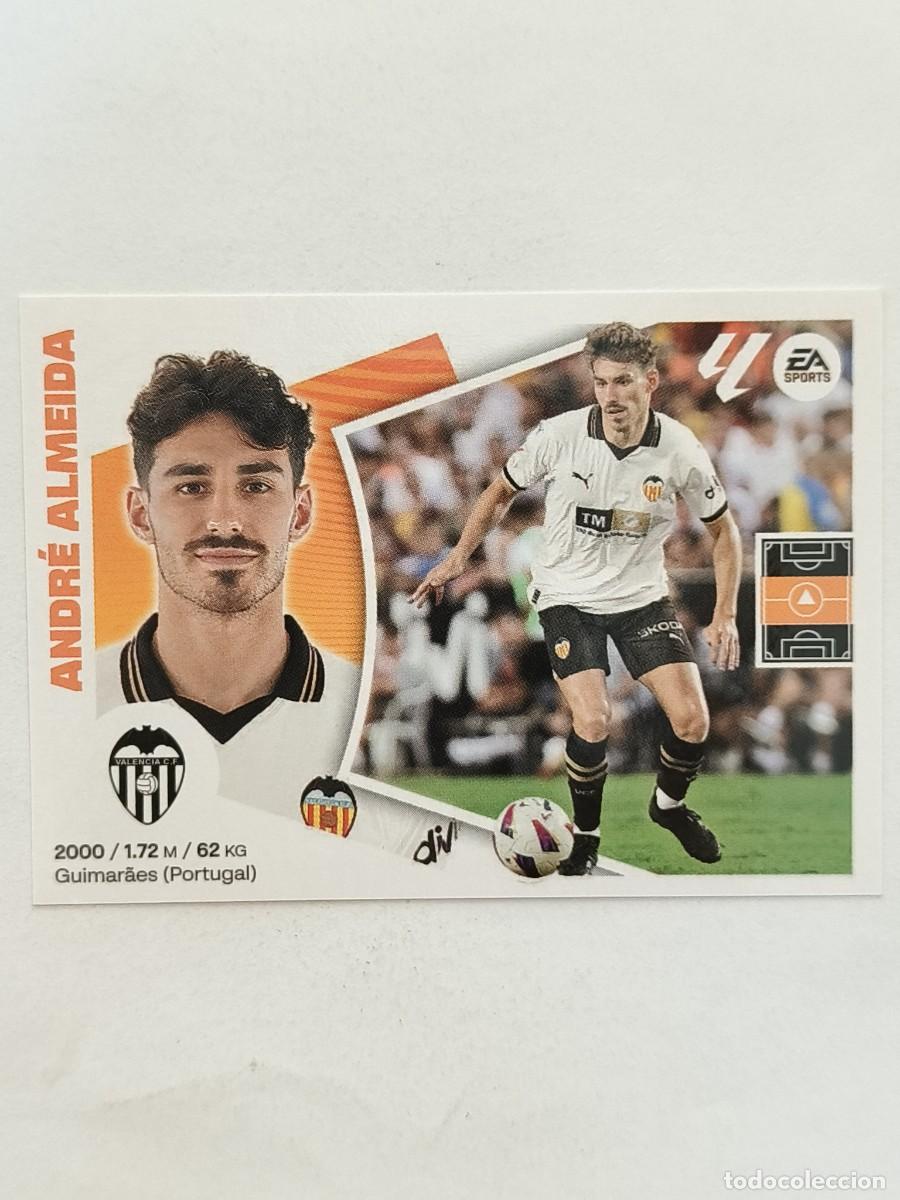 Cromos de f&uacute;tbol: #14 ANDRE ALMEIDA (VALENCIA C.F.) LIGA 24/25 ESTE