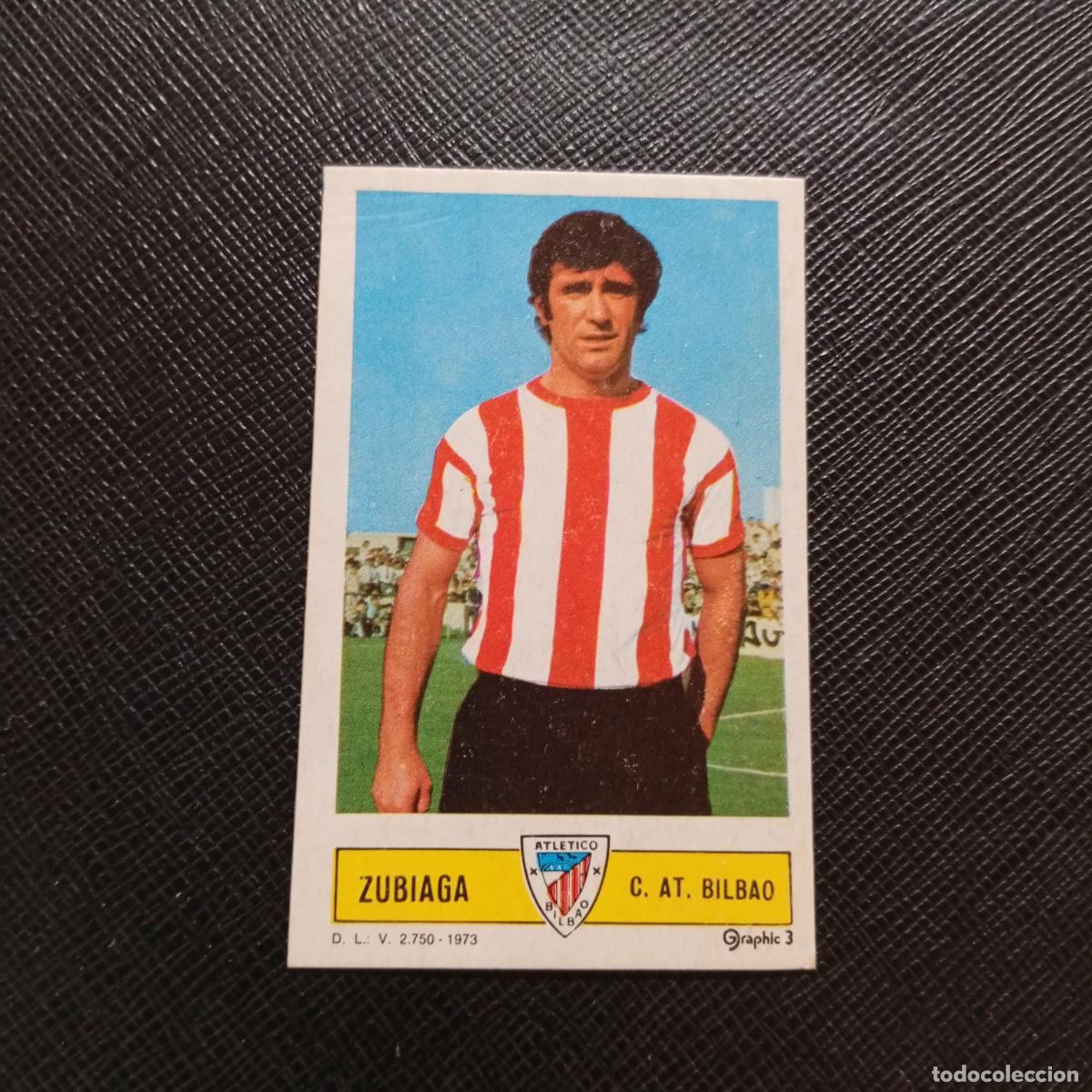 Cromos de f&uacute;tbol: ZUBIAGA BILBAO ESTE 1973 1974 CROMO FUTBOL LIGA 73 74 - DESPEGADO - A206 PG3