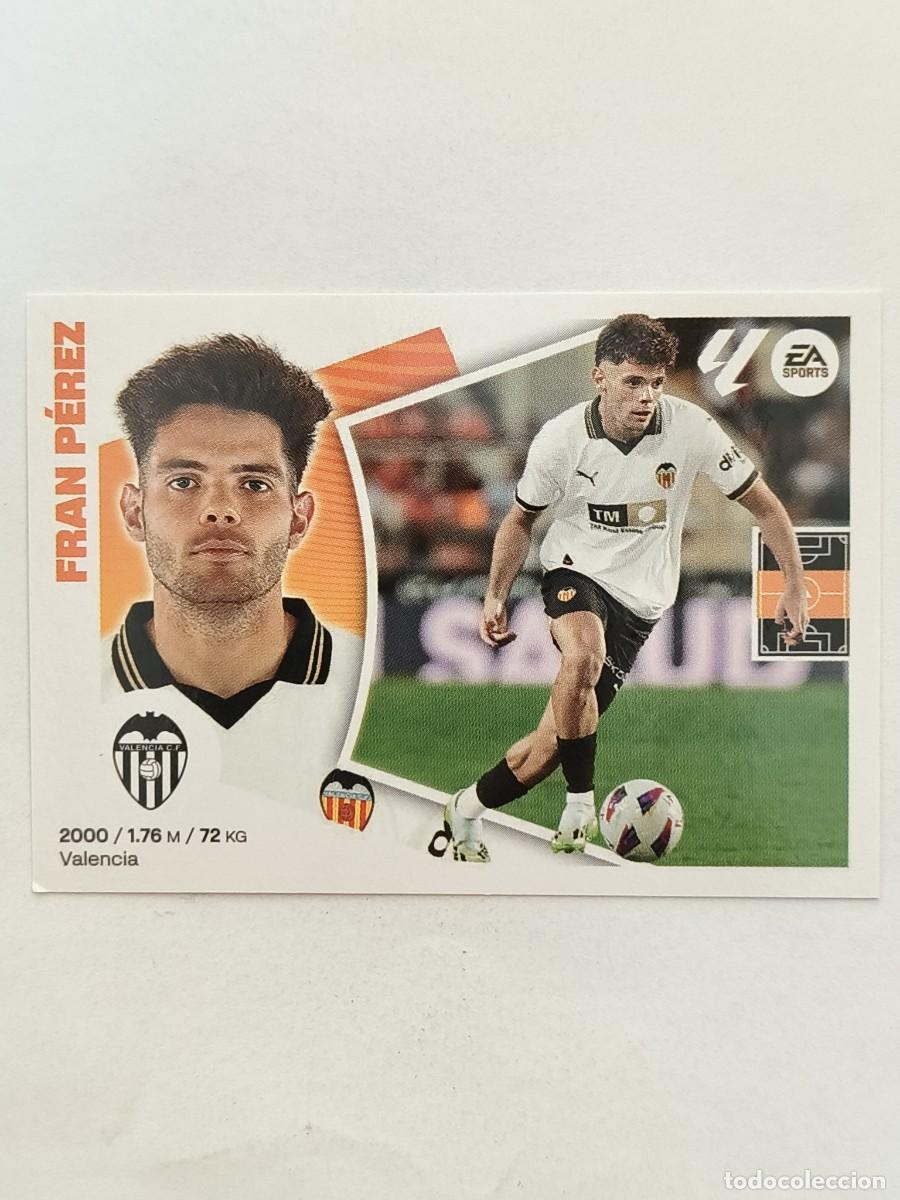 Cromos de f&uacute;tbol: #16 FRAN PEREZ (VALENCIA C.F.) LIGA 24/25 ESTE