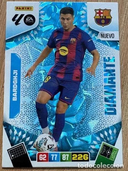 Cromos de f&uacute;tbol: Carta Bardghji FC Barcelona Diamante Adrenalyn XL Liga 2025 2026