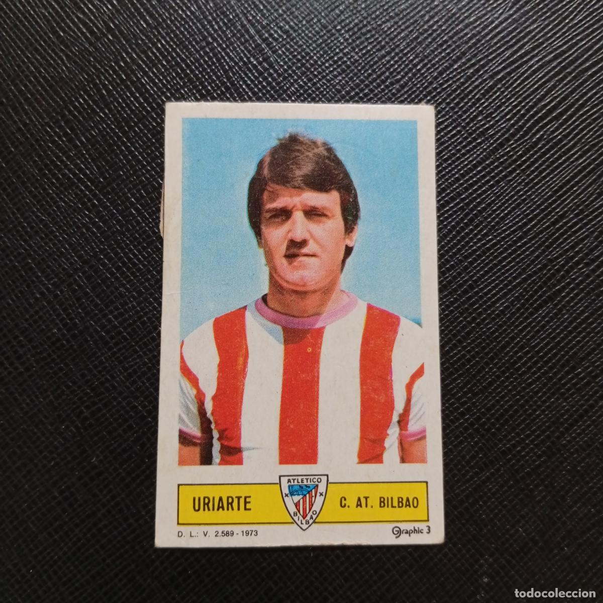 Cromos de f&uacute;tbol: URIARTE BILBAO ESTE 1973 1974 CROMO FUTBOL LIGA 73 74 - DESPEGADO - A206 PG4