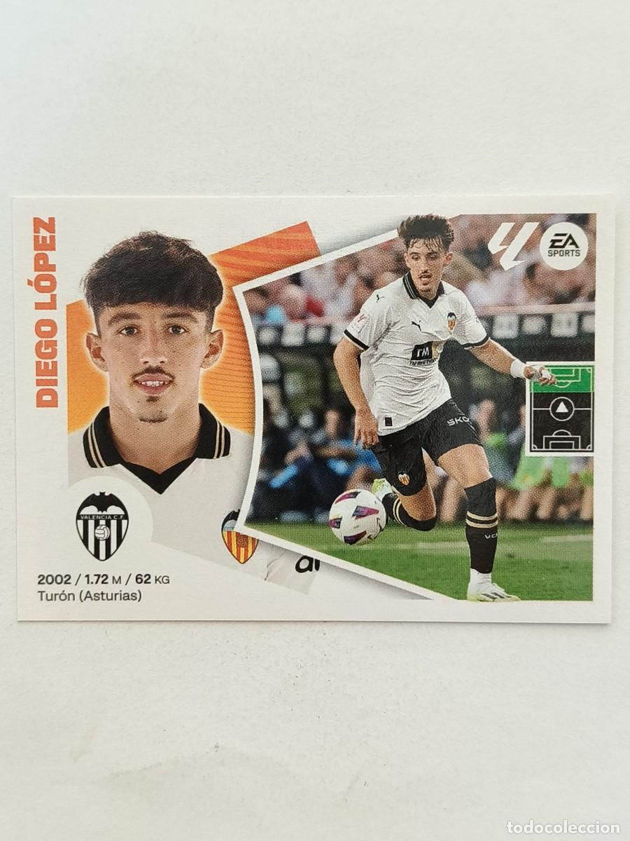 Cromos de f&uacute;tbol: #17 DIEGO LOPEZ (VALENCIA C.F.) LIGA 24/25 ESTE