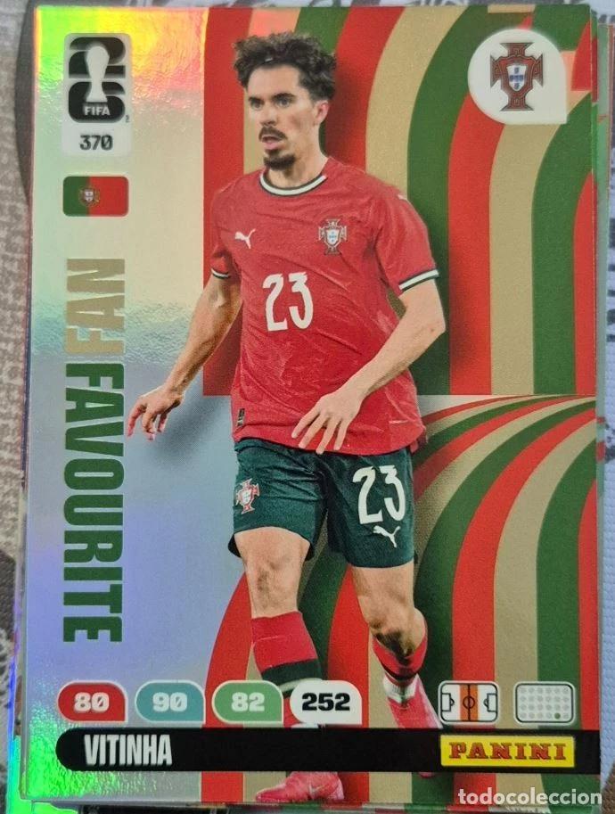 Cromos de f&uacute;tbol: Vitinha #370 Fan Favourite Portugal Panini FIFA World Cup 2026