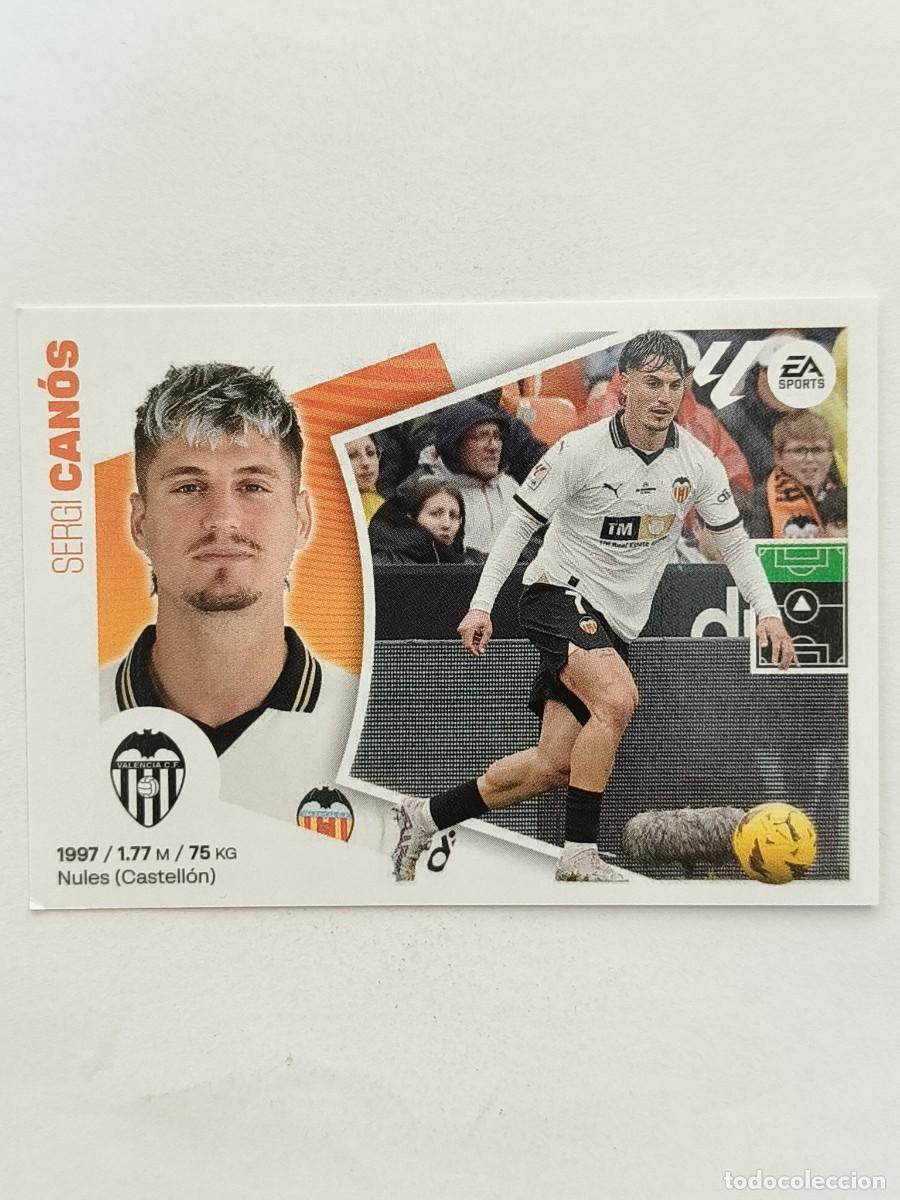 Cromos de f&uacute;tbol: #18 CANOS (VALENCIA C.F.) LIGA 24/25 ESTE
