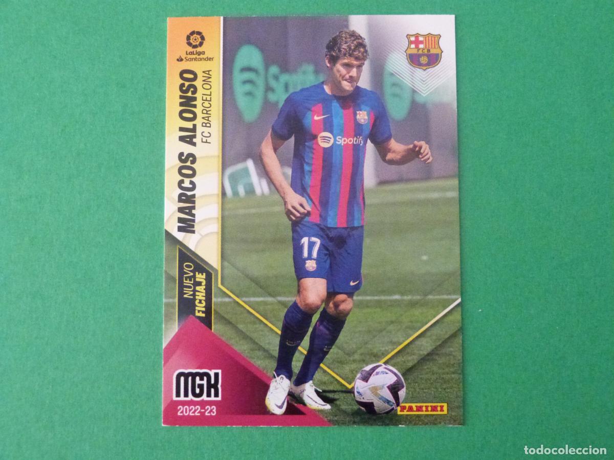 Cromos de f&uacute;tbol: TRADING CARD FUTBOL MARCOS ALONSO F.C. BARCELONA N&ordm; 486 LIGA MEGACRACKS 2022-2023/22-23 PANINI