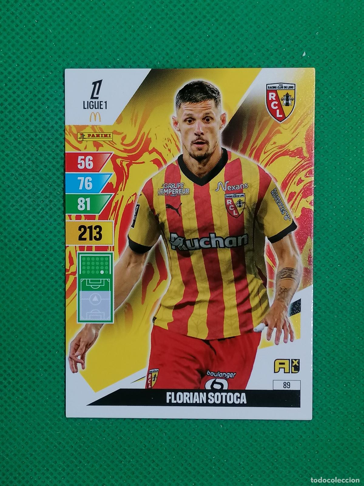Cromos de f&uacute;tbol: 89 FLORIAN SOTOCA RACING CLUB DE LENS ⚽ LIGUE 1 MCDONALDS ADRENALYN XL 2024 2025 24 25 ⚽