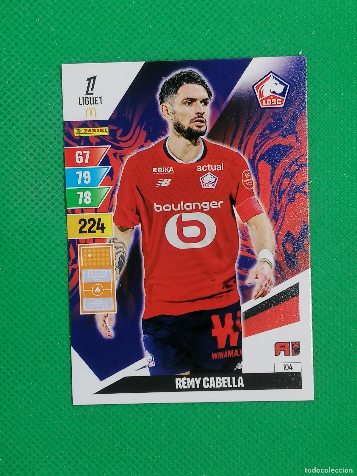 Figurine di Calcio: 104 REMY CABELLA LOSC ⚽ LIGUE 1 MCDONALDS ADRENALYN XL 2024 2025 24 25 ⚽
