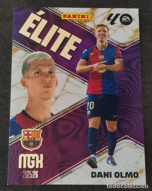 Figurine di Calcio: Dani Olmo #4 Elite FC Barcelona Panini Megacracks 2025 2026