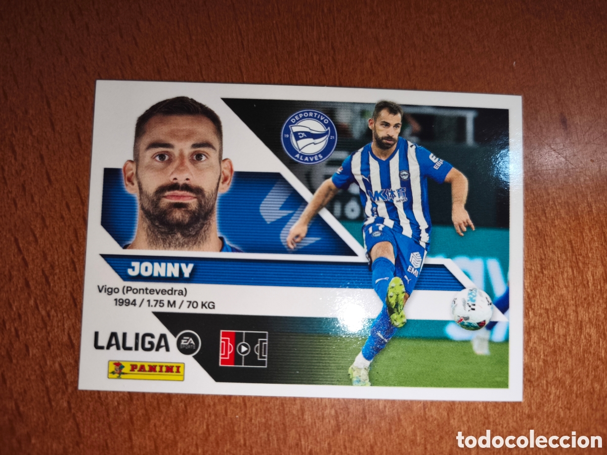 Cromos de f&uacute;tbol: Jonny n&deg;5 liga este 26/27 Deportivo Alav&eacute;s