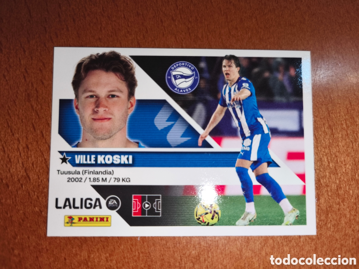 Cromos de f&uacute;tbol: Koski n&deg;6 liga este 26/27 Deportivo Alav&eacute;s