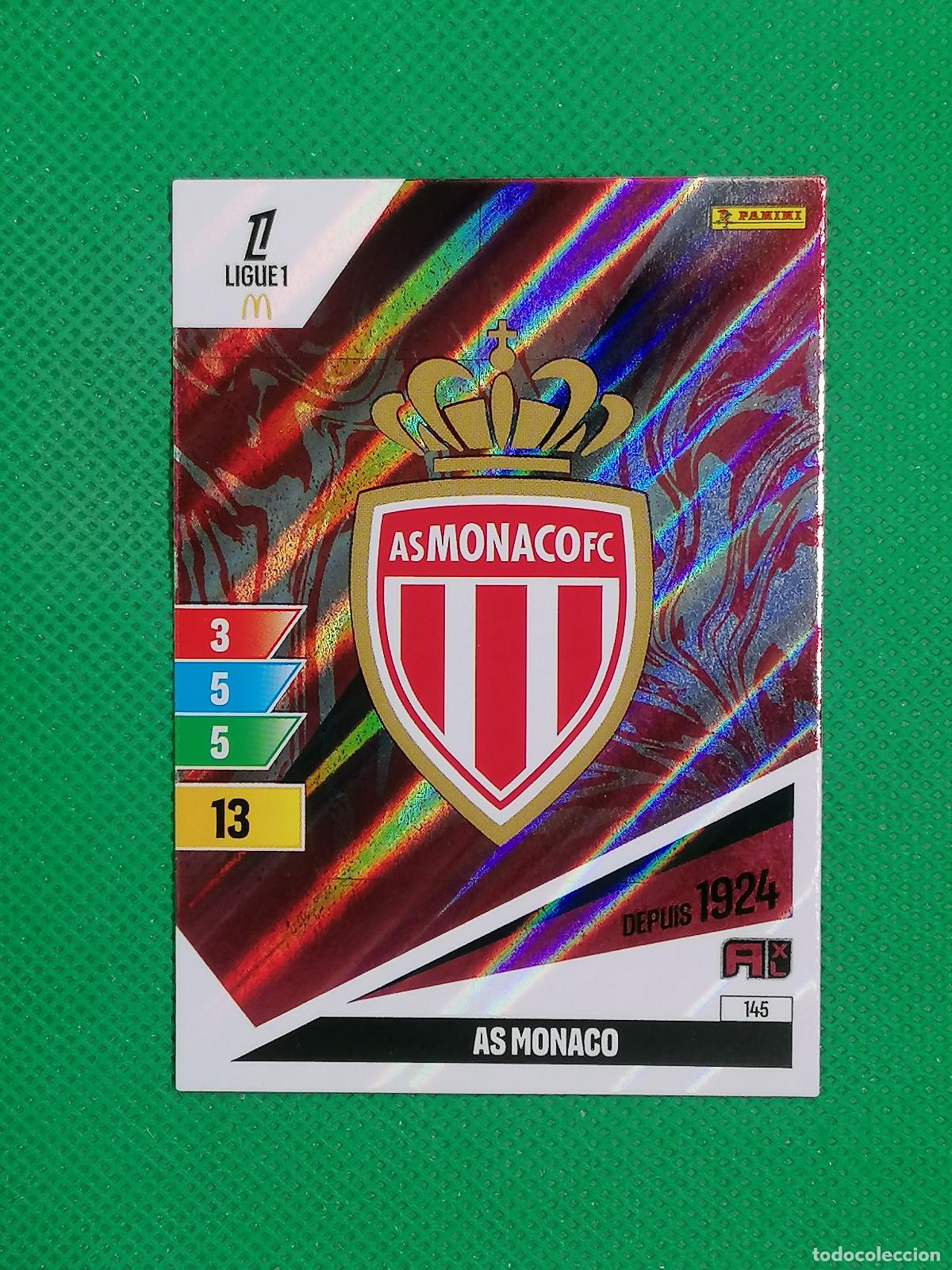 Cromos de f&uacute;tbol: 145 ESCUDO AS MONACO ⚽ LIGUE 1 MCDONALDS ADRENALYN XL 2024 2025 24 25 ⚽