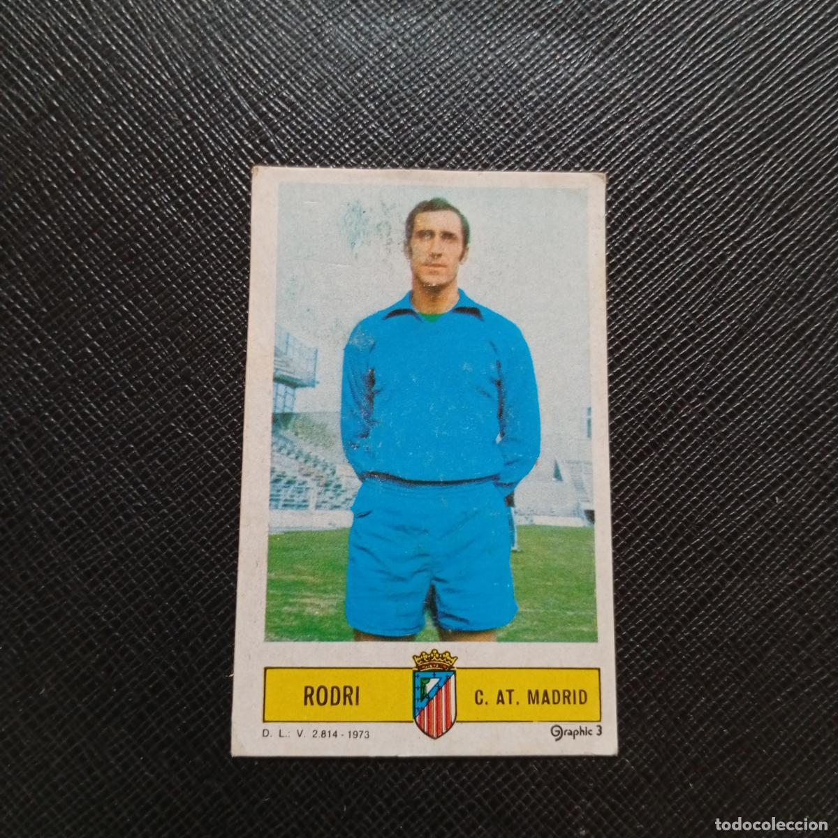 Cromos de f&uacute;tbol: RODRI AT MADRID ESTE 1973 1974 CROMO FUTBOL LIGA 73 74 - DESPEGADO - A206 PG6