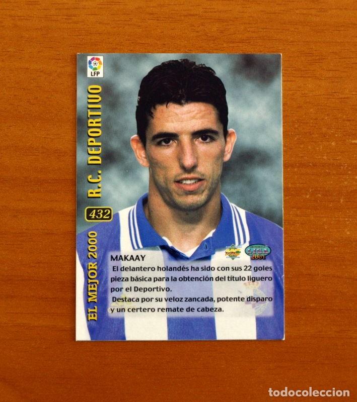 Cromos de f&uacute;tbol: Deportivo la Coru&ntilde;a - N&ordm; 432 Makaay El Mejor 2000 -Mundicromo Las Fichas de la Liga 2000-2001, 00-01