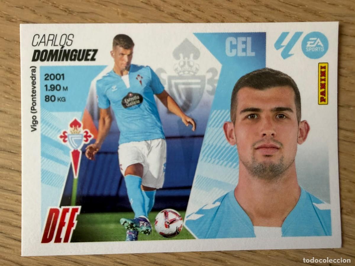 Cromos de f&uacute;tbol: 7A 7 A DOMINGUEZ CELTA VIGO 25 26 2025 2026 LIGA EA SPORTS COLECCIONES ESTE SIN PEGAR STICKER