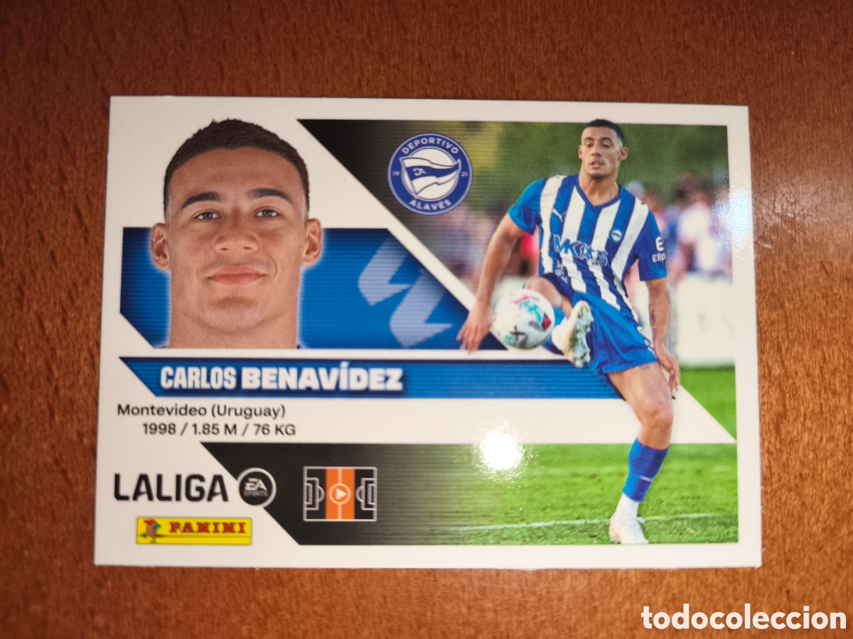 Cromos de f&uacute;tbol: Benav&iacute;dez n&deg;11 liga este 26/27 Deportivo Alav&eacute;s