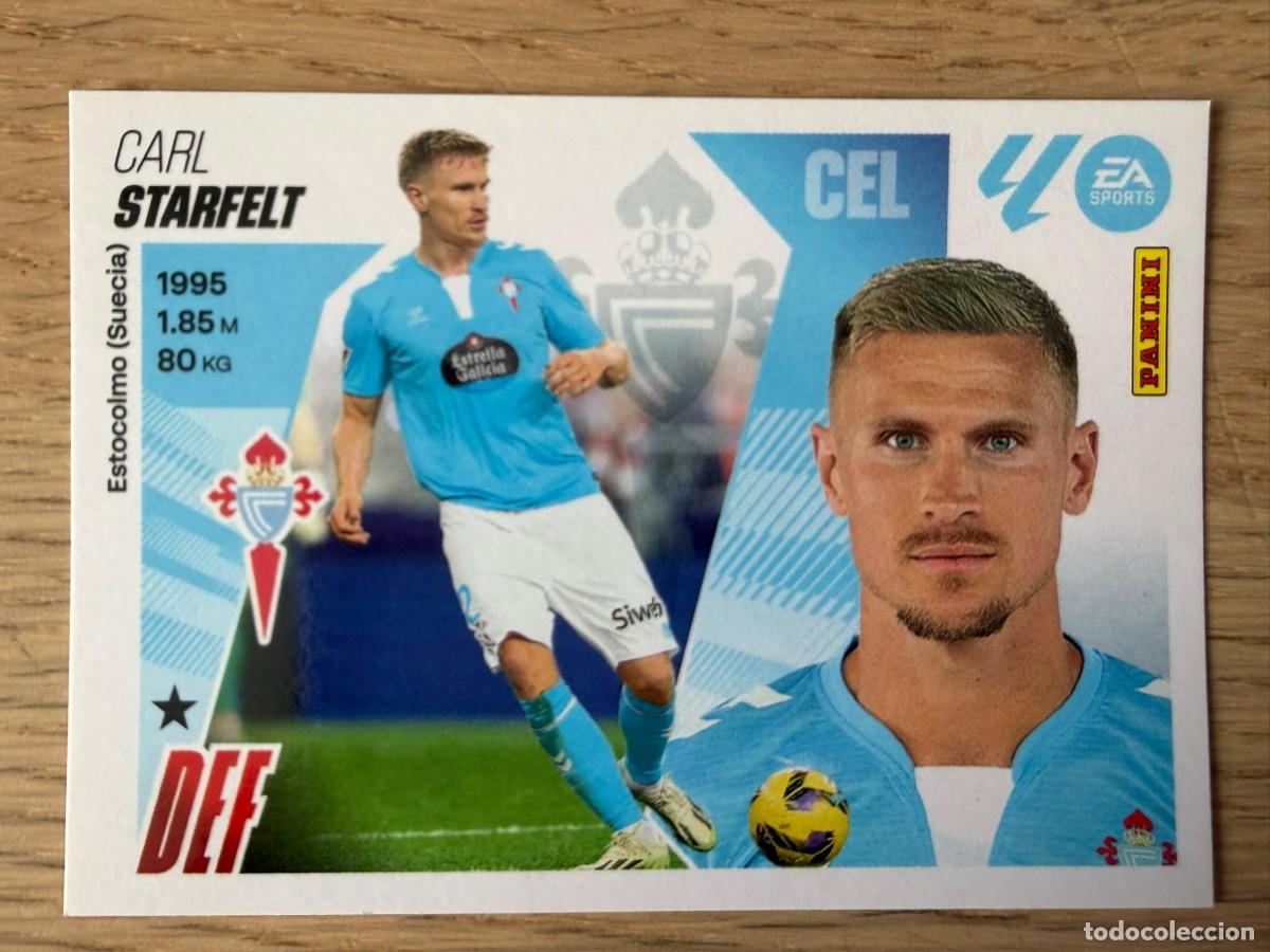Cromos de f&uacute;tbol: 8 STARFELT CELTA VIGO 25 26 2025 2026 LIGA EA SPORTS COLECCIONES ESTE SIN PEGAR STICKER