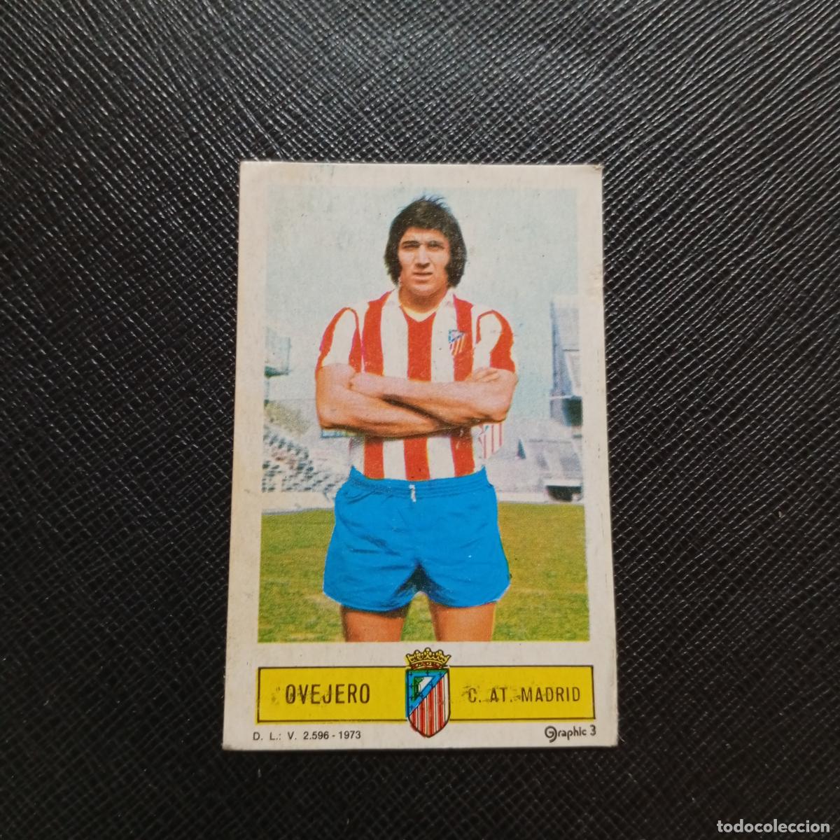 Cromos de f&uacute;tbol: OVEJERO AT MADRID ESTE 1973 1974 CROMO FUTBOL LIGA 73 74 - DESPEGADO - A206 PG7