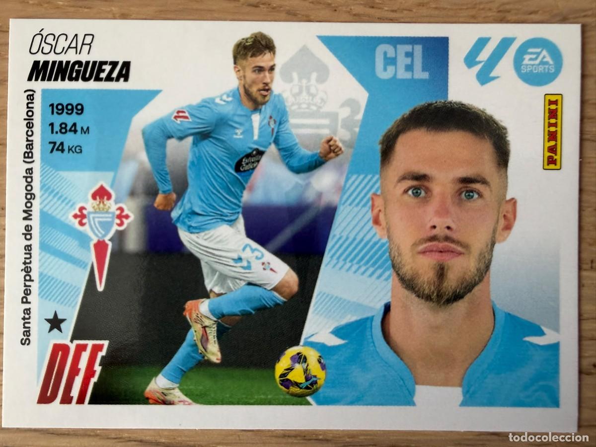 Fu&szlig;ball-Sticker: 9 MINGUEZA CELTA VIGO 25 26 2025 2026 LIGA EA SPORTS COLECCIONES ESTE SIN PEGAR STICKER