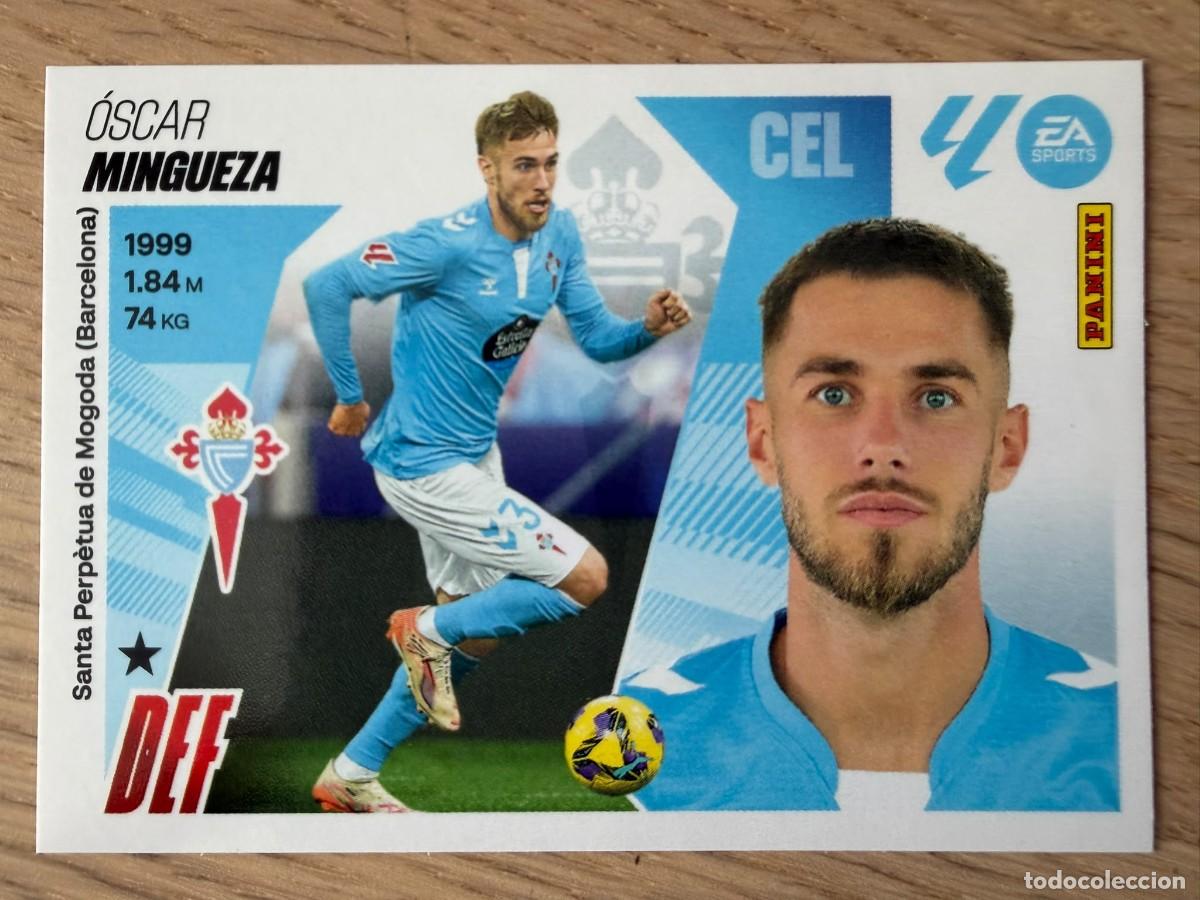 Fu&szlig;ball-Sticker: 9 MINGUEZA CELTA VIGO 25 26 2025 2026 LIGA EA SPORTS COLECCIONES ESTE SIN PEGAR STICKER