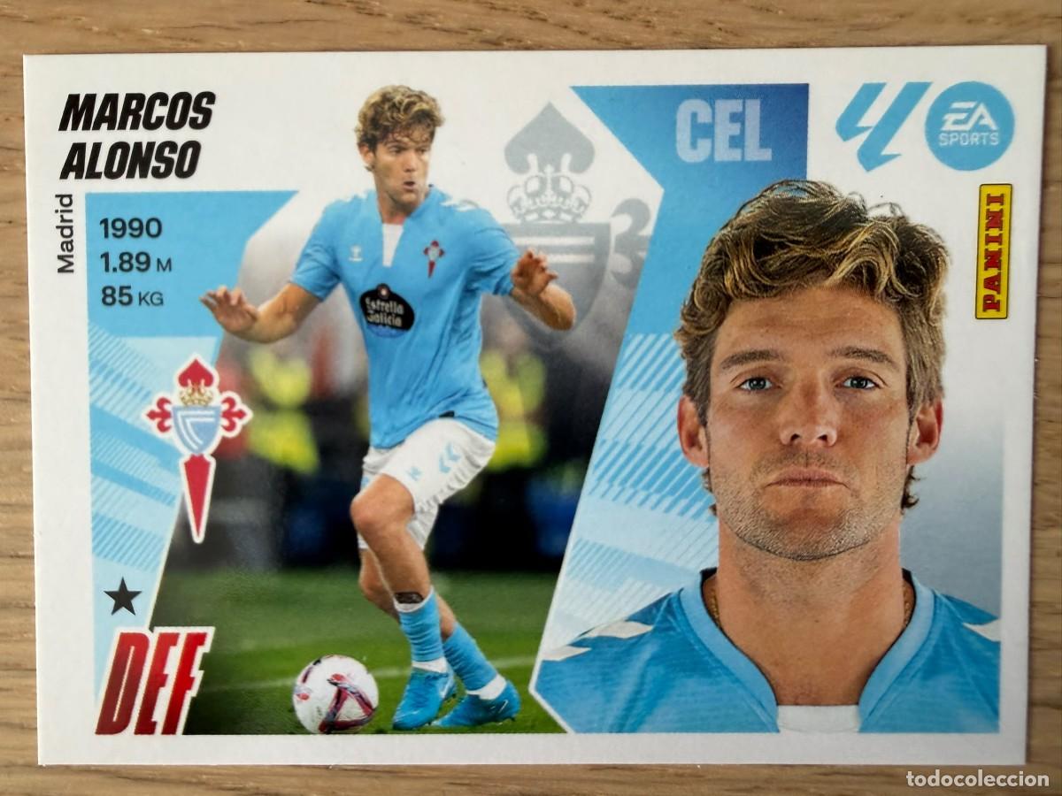 Cromos de f&uacute;tbol: 10A 10 A MARCOS ALONSO CELTA VIGO 25 26 2025 2026 LIGA EA SPORTS COLECCIONES ESTE SIN PEGAR STICKER