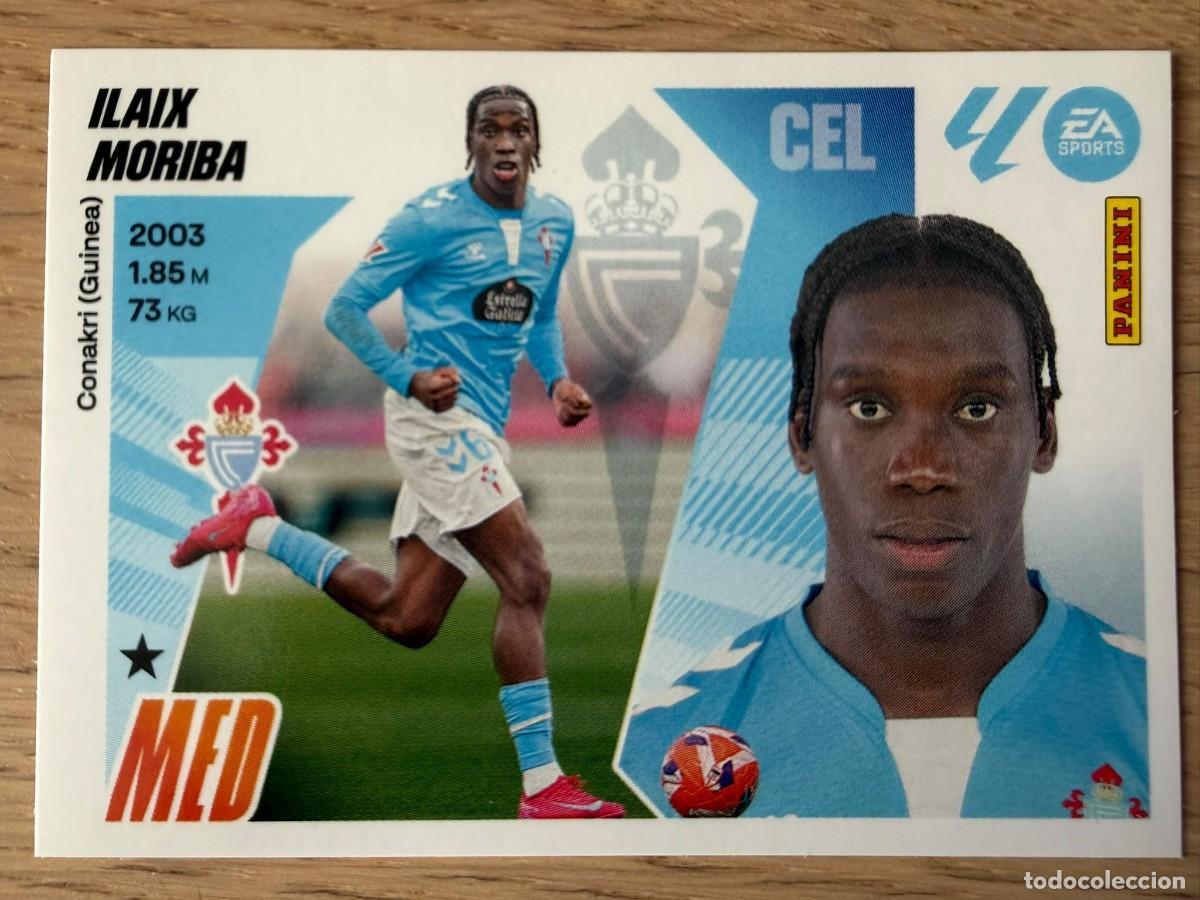 Cromos de f&uacute;tbol: 12 ILAIX MORIBA CELTA VIGO 25 26 2025 2026 LIGA EA SPORTS COLECCIONES ESTE SIN PEGAR STICKER