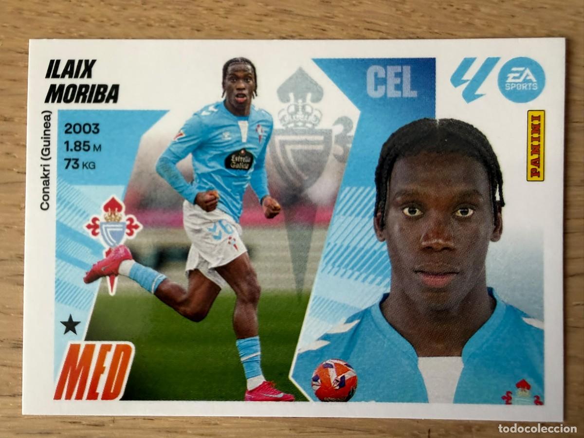 Cromos de f&uacute;tbol: 12 ILAIX MORIBA CELTA VIGO 25 26 2025 2026 LIGA EA SPORTS COLECCIONES ESTE SIN PEGAR STICKER