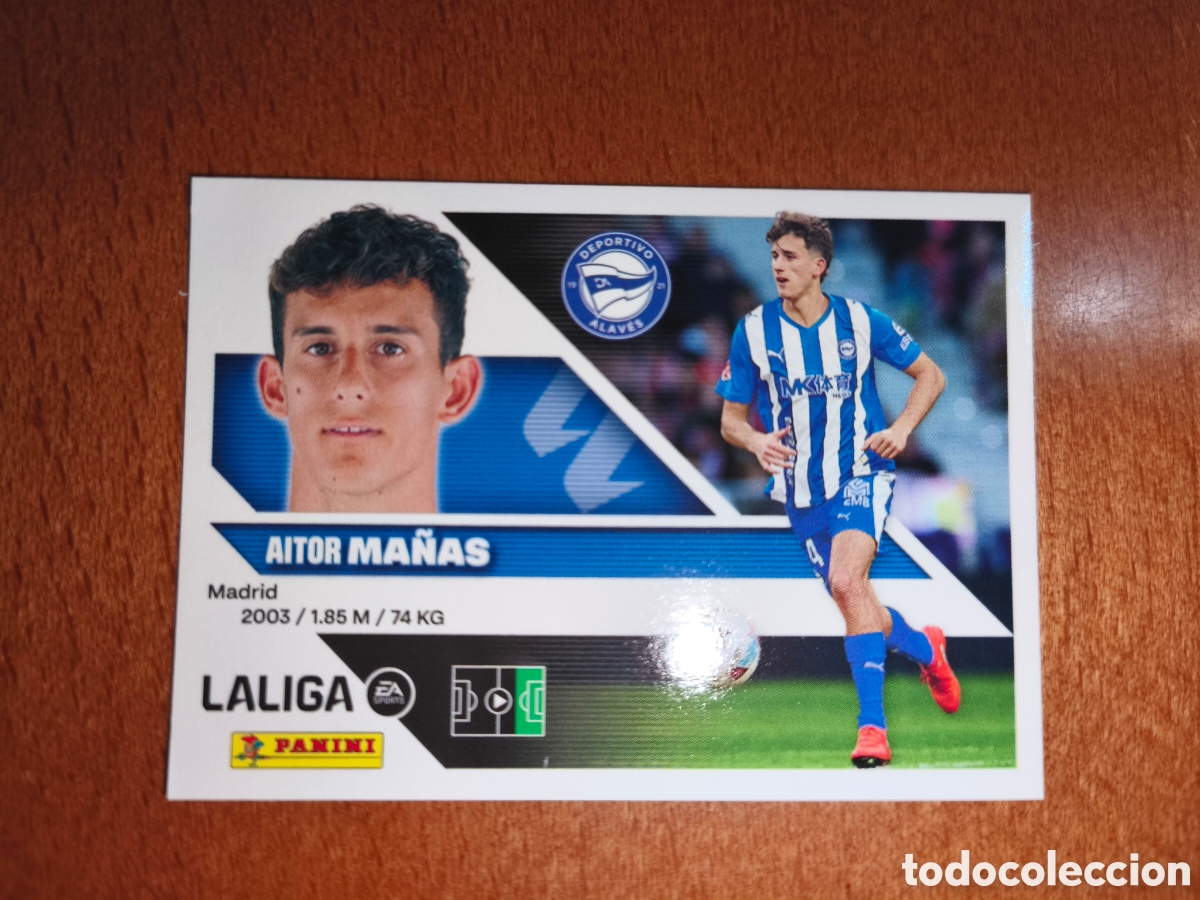 Cromos de f&uacute;tbol: Ma&ntilde;as n&deg;18B liga este 26/27 Deportivo Alav&eacute;s