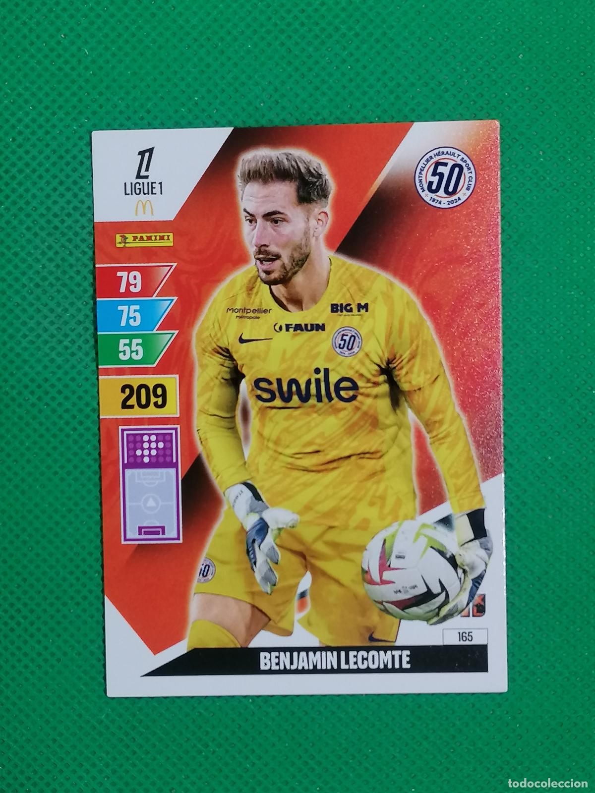 Cromos de f&uacute;tbol: 165 BENJAMIN LECOMTE MONTPELLIER ⚽ LIGUE 1 MCDONALDS ADRENALYN XL 2024 2025 24 25 ⚽