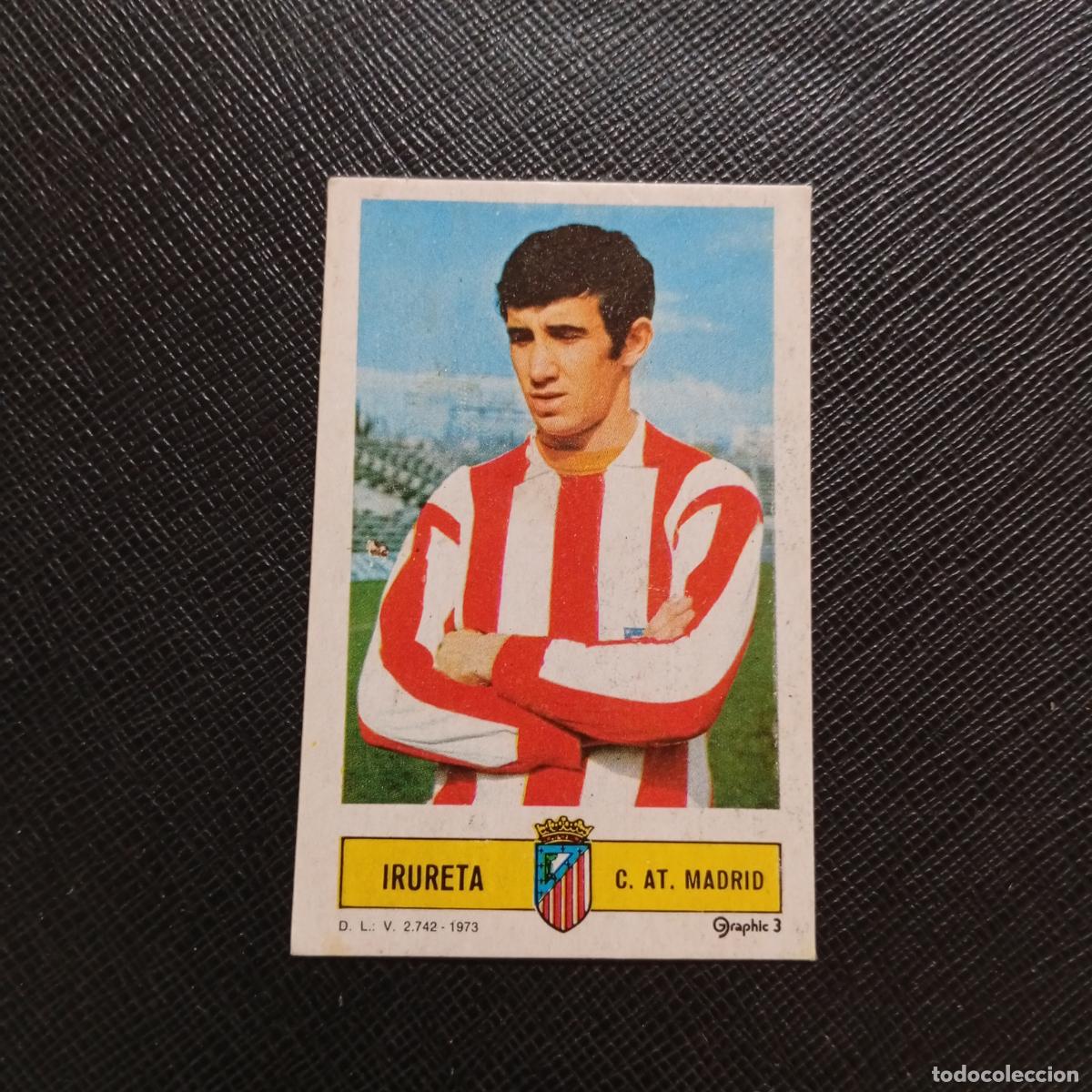 Football Stickers: IRURETA AT MADRID ESTE 1973 1974 CROMO FUTBOL LIGA 73 74 - DESPEGADO - A206 PG13