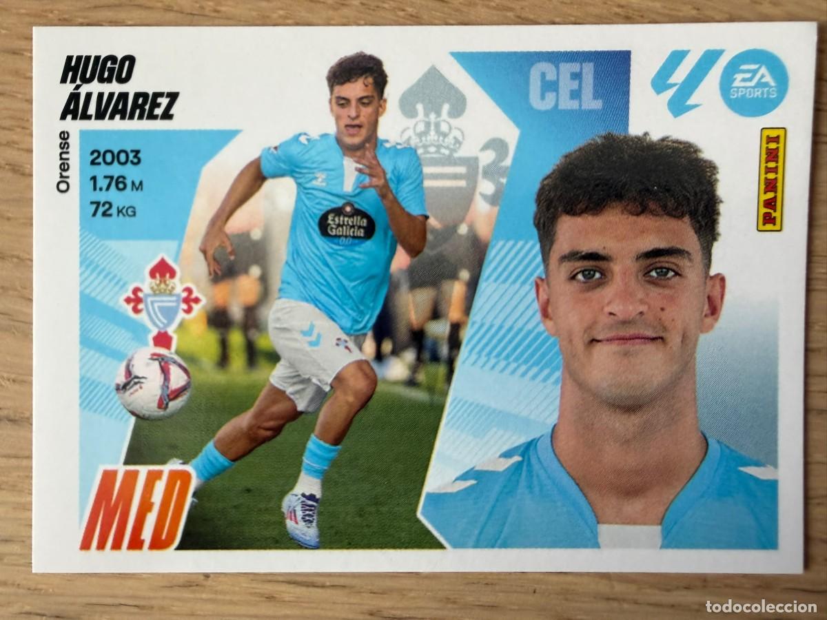 Football Stickers: 14 HUGO ALVAREZ CELTA VIGO 25 26 2025 2026 LIGA EA SPORTS COLECCIONES ESTE SIN PEGAR STICKER