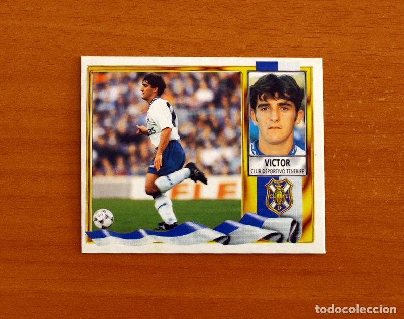 Cromos de f&uacute;tbol: Tenerife - V&iacute;ctor - Ediciones Este Liga 1995-1996, 95-96 - Nunca pegado