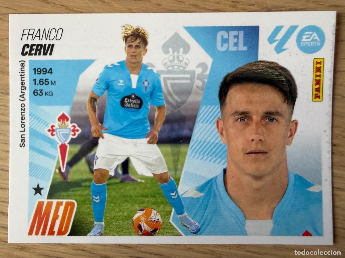 Cromos de f&uacute;tbol: 16 CERVI CELTA VIGO 25 26 2025 2026 LIGA EA SPORTS COLECCIONES ESTE SIN PEGAR STICKER