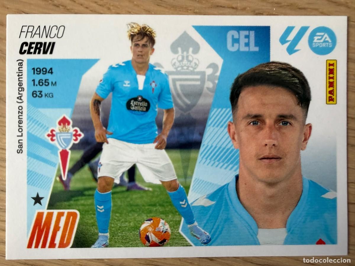 Cromos de f&uacute;tbol: 16 CERVI CELTA VIGO 25 26 2025 2026 LIGA EA SPORTS COLECCIONES ESTE SIN PEGAR STICKER