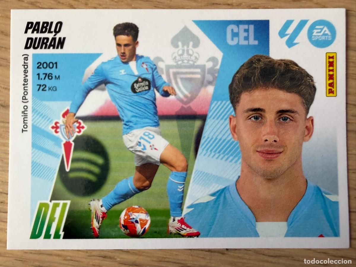Cromos de f&uacute;tbol: 17 PABLO DURAN CELTA VIGO 25 26 2025 2026 LIGA EA SPORTS COLECCIONES ESTE SIN PEGAR STICKER