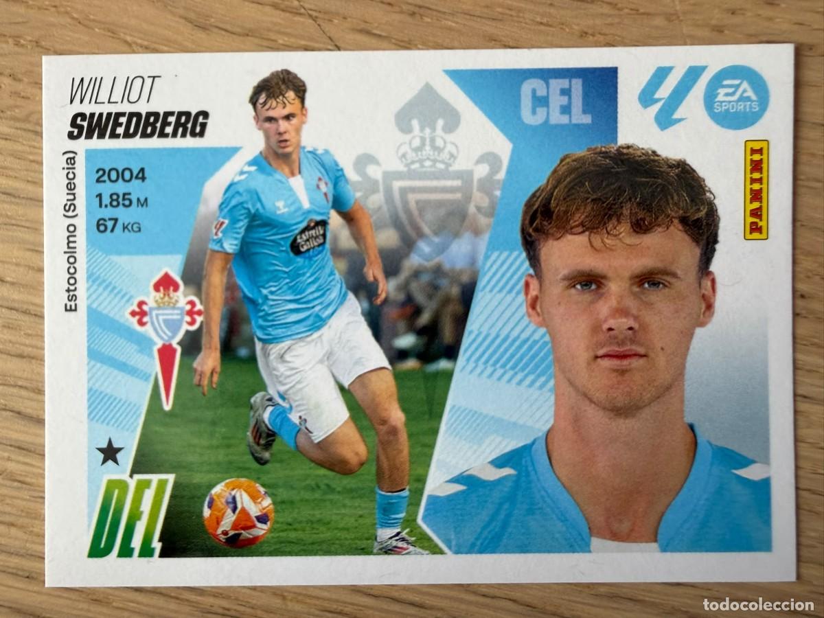 Cromos de f&uacute;tbol: 18 SWEDBERG CELTA VIGO 25 26 2025 2026 LIGA EA SPORTS COLECCIONES ESTE SIN PEGAR STICKER