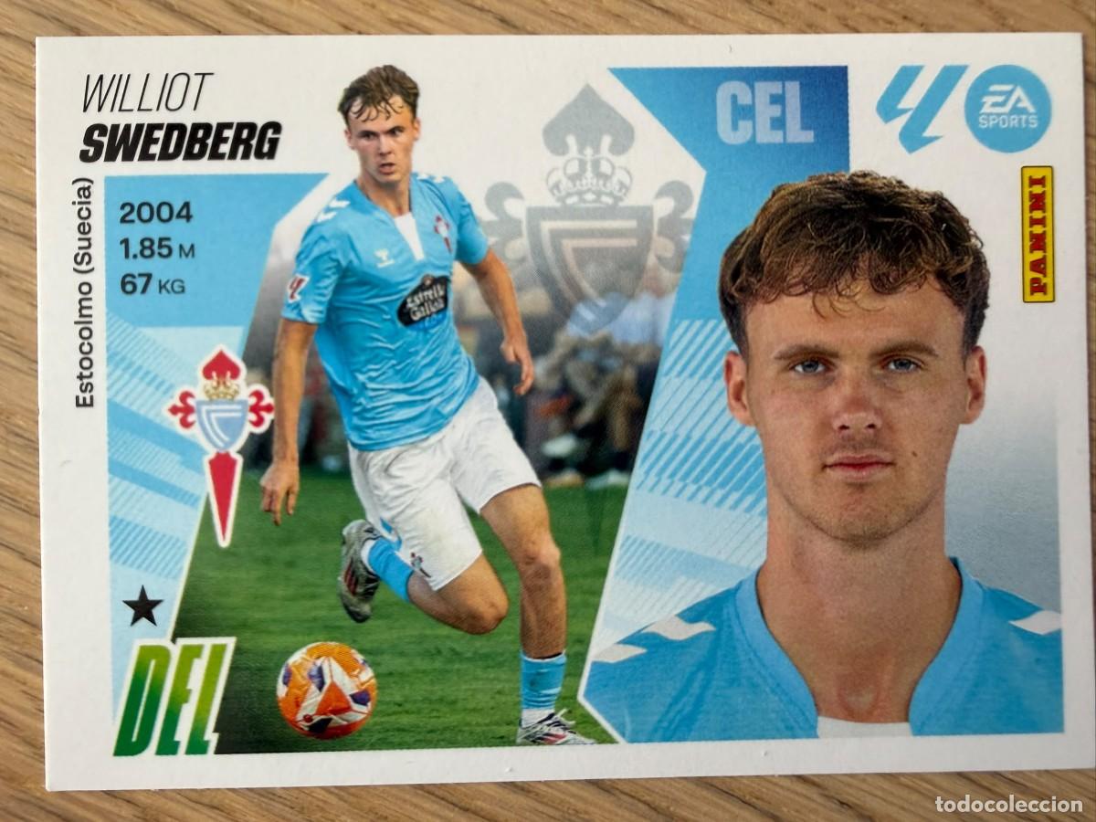 Cromos de f&uacute;tbol: 18 SWEDBERG CELTA VIGO 25 26 2025 2026 LIGA EA SPORTS COLECCIONES ESTE SIN PEGAR STICKER