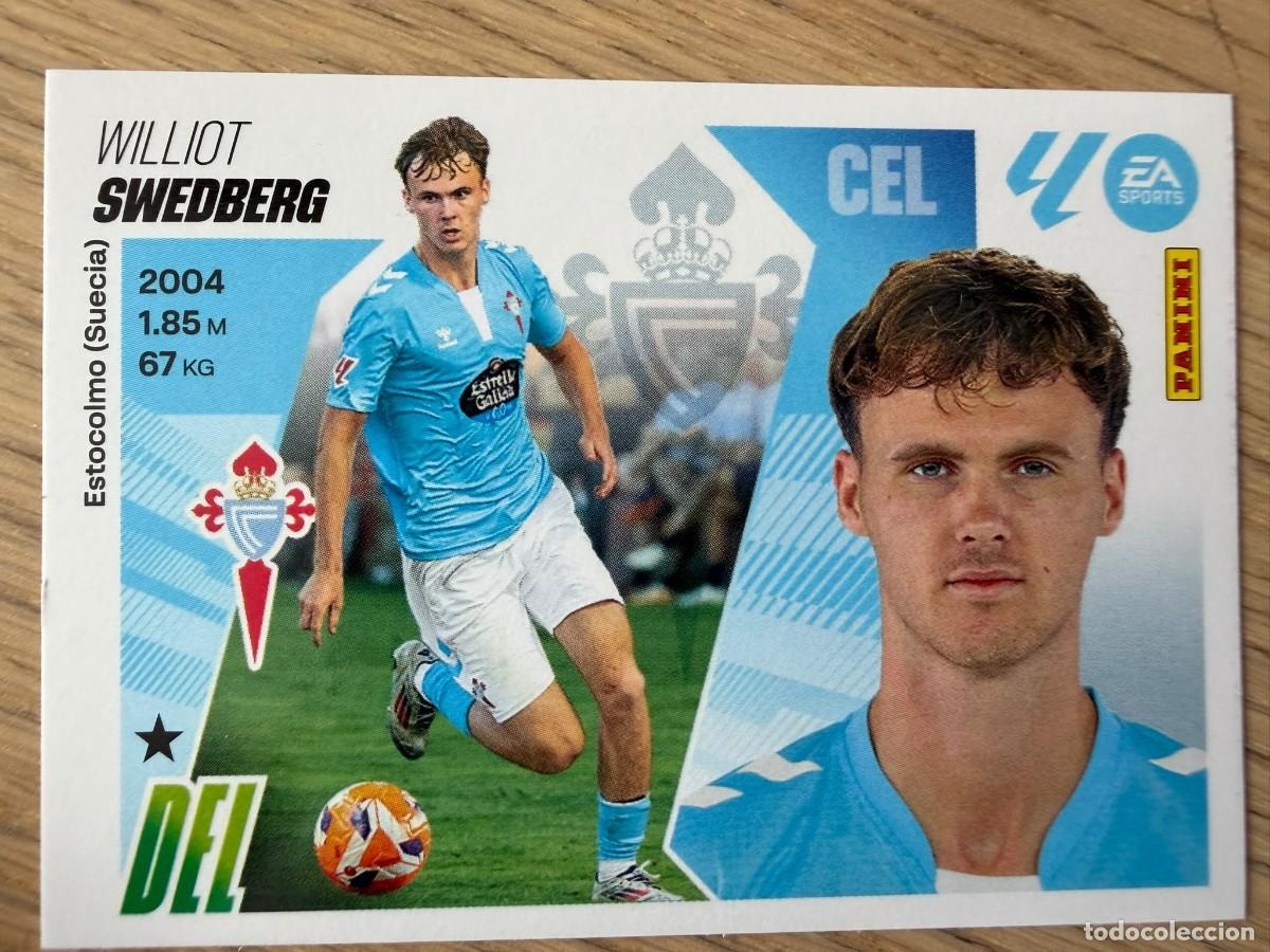 Cromos de f&uacute;tbol: 18 SWEDBERG CELTA VIGO 25 26 2025 2026 LIGA EA SPORTS COLECCIONES ESTE SIN PEGAR STICKER
