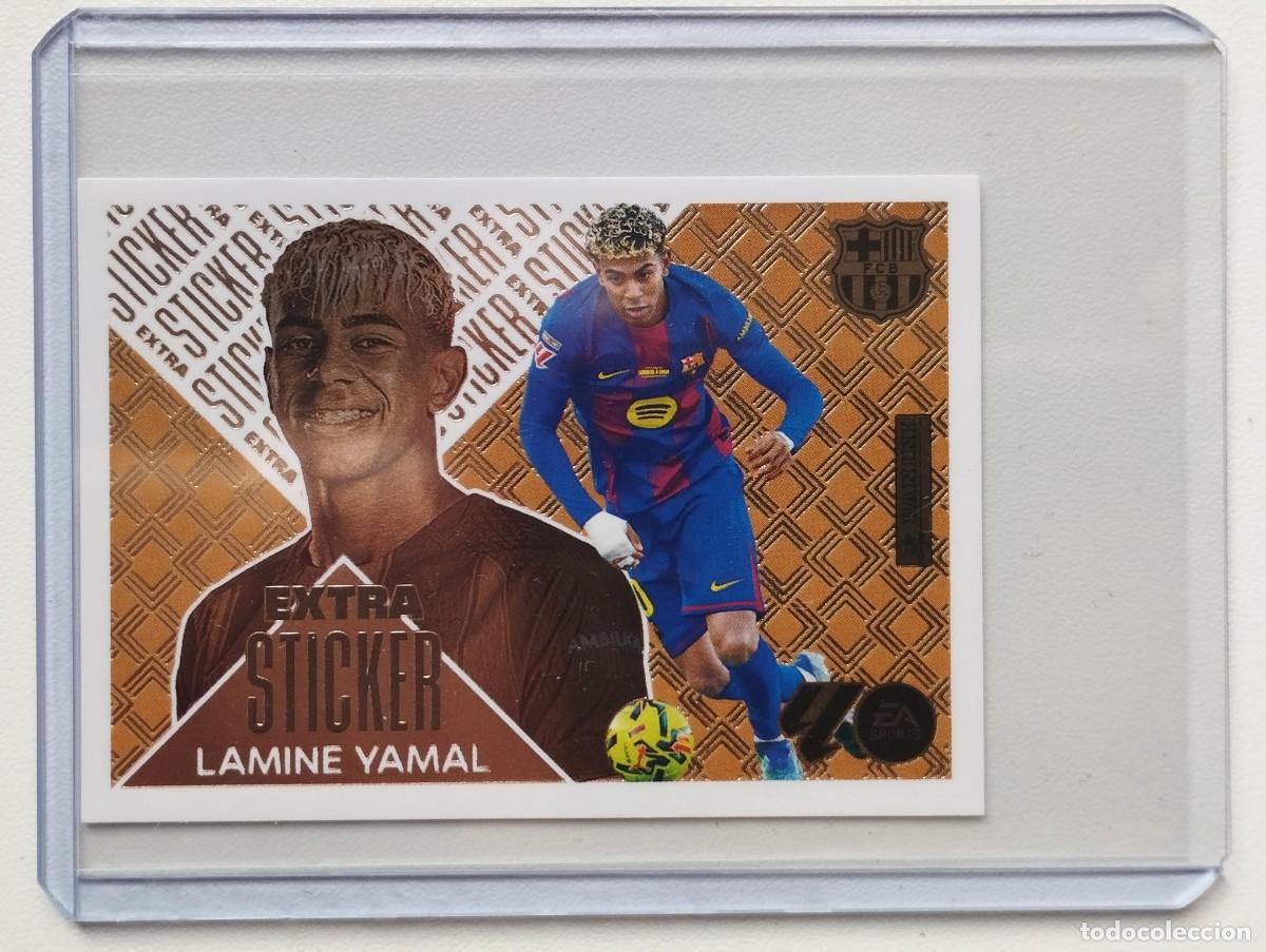 Cromos de f&uacute;tbol: CROMO STICKER COLECCIONES ESTE PANINI LIGA 2026 2027 26 27 EXTRA BRONCE LAMINE YAMA