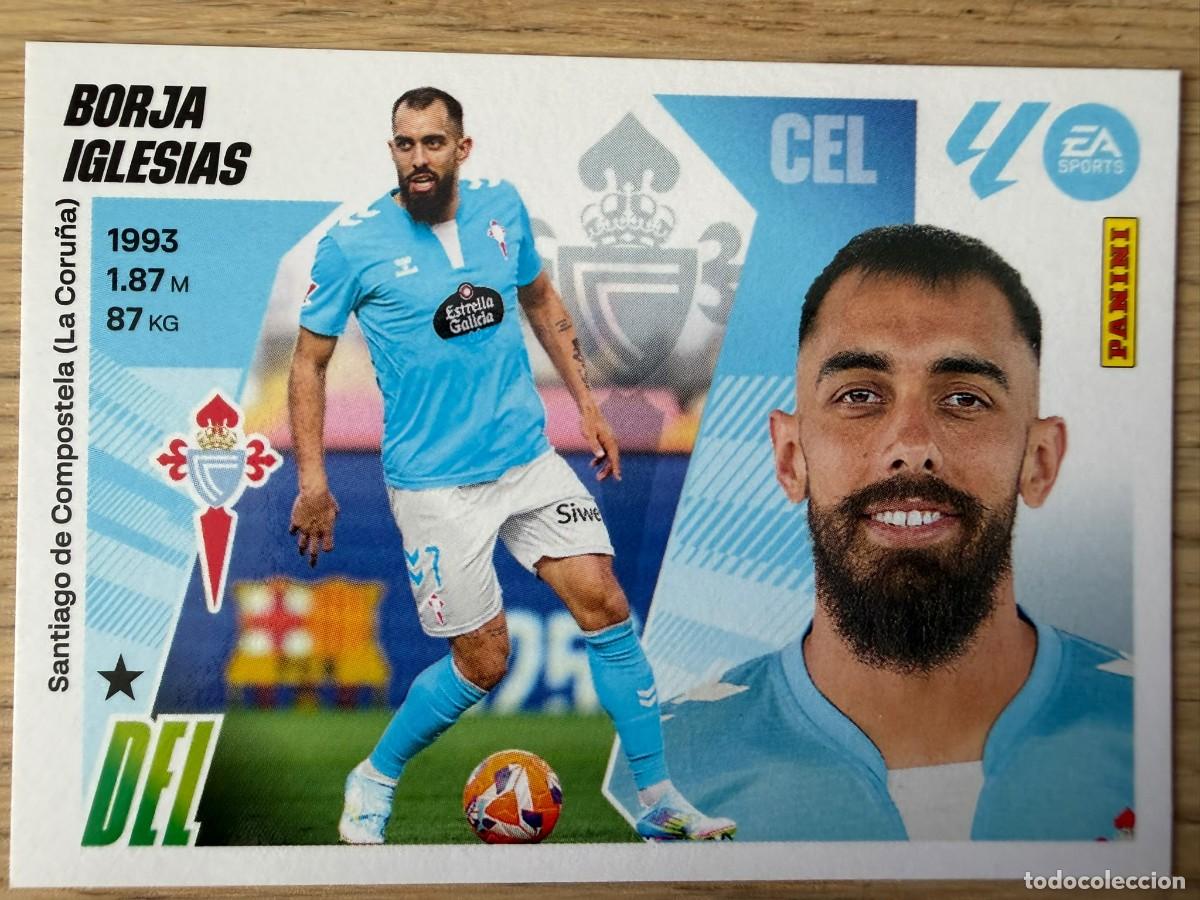Cromos de f&uacute;tbol: 19 BORJA IGLESIAS CELTA VIGO 25 26 2025 2026 LIGA EA SPORTS COLECCIONES ESTE SIN PEGAR STICKER