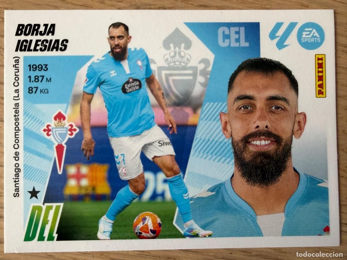 Cromos de f&uacute;tbol: 19 BORJA IGLESIAS CELTA VIGO 25 26 2025 2026 LIGA EA SPORTS COLECCIONES ESTE SIN PEGAR STICKER