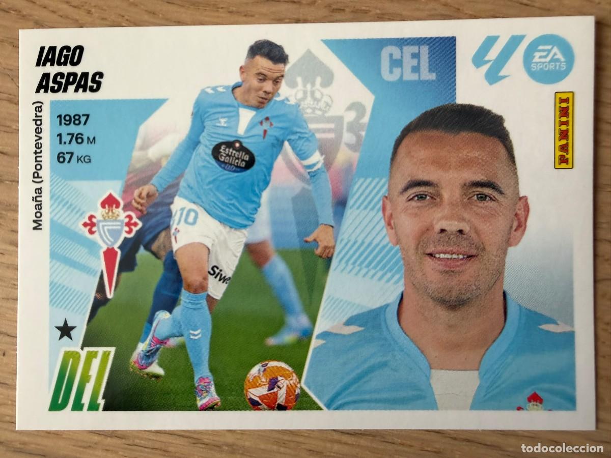 Cromos de f&uacute;tbol: 20 IAGO ASPAS CELTA VIGO 25 26 2025 2026 LIGA EA SPORTS COLECCIONES ESTE SIN PEGAR STICKER