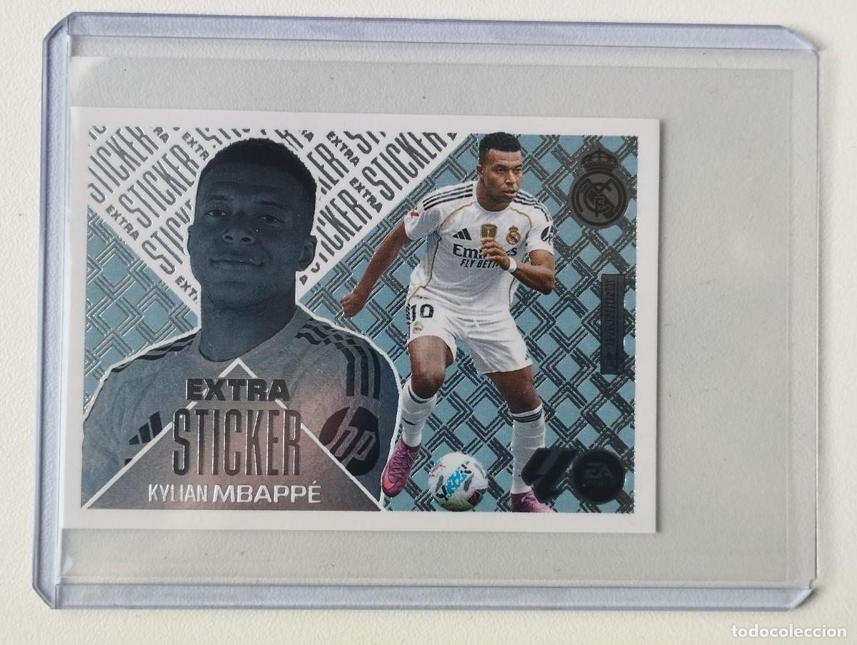 Cromos de f&uacute;tbol: CROMO STICKER COLECCIONES ESTE PANINI 2026 2027 26 27 EXTRA PLATA SILVER KYLIAN MBAPPE REAL MADRID