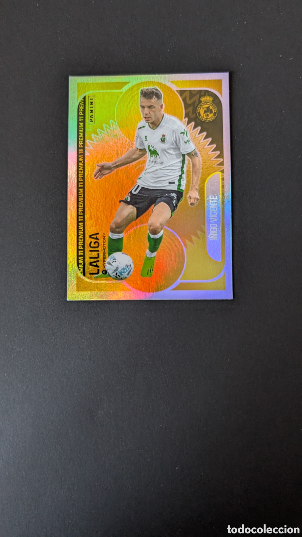 Cromos de f&uacute;tbol: I&Ntilde;IGO VICENTE RACING SANTANDER PREMIUM HYPERMOTION 2 DIVISION LIGA 2025/2026 25 26 NUNCA PEGADO