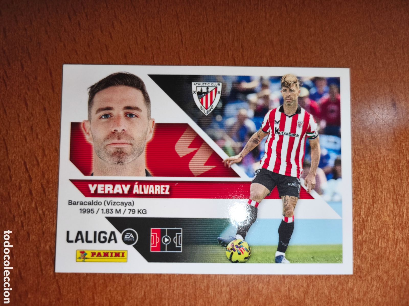 Cromos de f&uacute;tbol: Yeray n&deg;6B liga este 26/27 Athletic Club