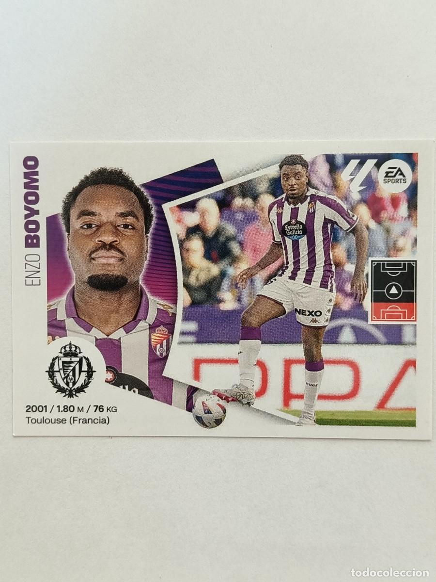 Cromos de f&uacute;tbol: #8 BOYOMO (REAL VALLADOLID C.F.) LIGA 24/25 ESTE