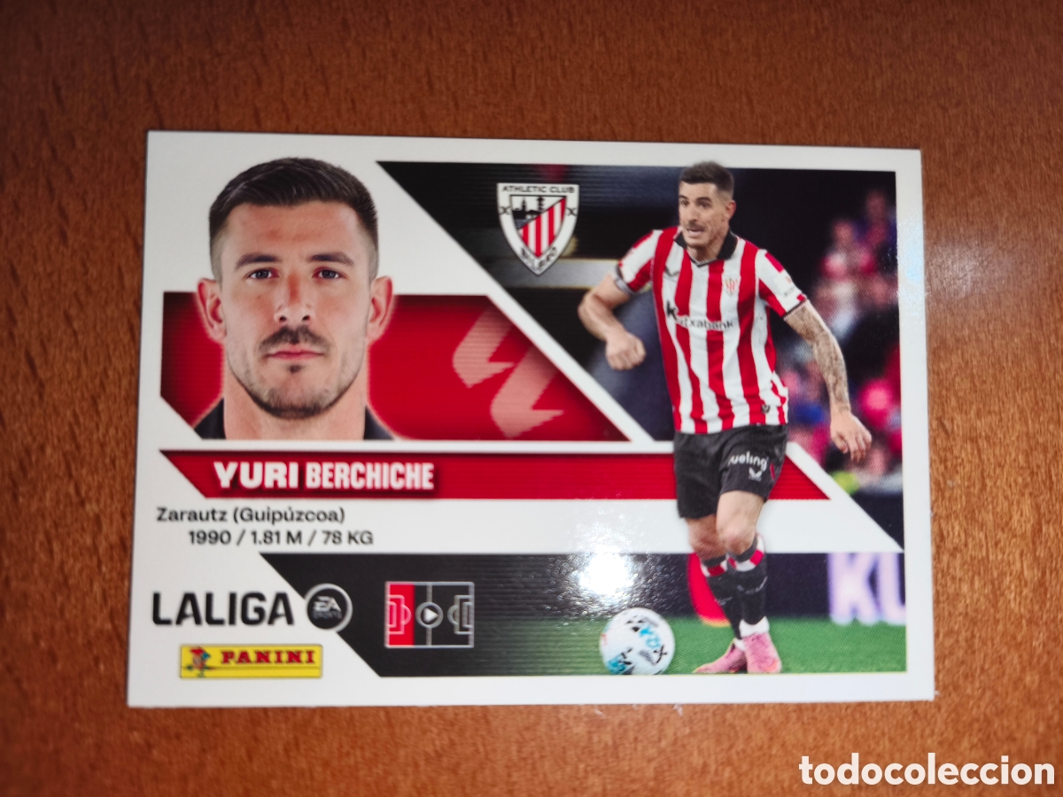 Cromos de f&uacute;tbol: Yuri n&deg;9A liga este 26/27 Athletic Club