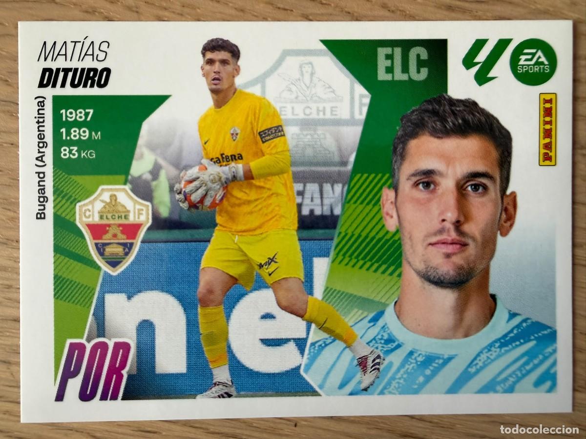 Cromos de f&uacute;tbol: 3 DITURO ELCHE 25 26 2025 2026 LIGA EA SPORTS COLECCIONES ESTE SIN PEGAR STICKER
