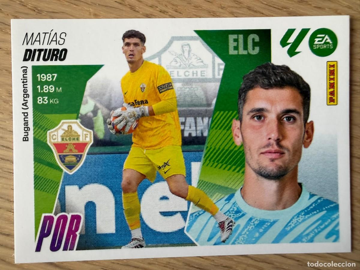 Cromos de f&uacute;tbol: 3 DITURO ELCHE 25 26 2025 2026 LIGA EA SPORTS COLECCIONES ESTE SIN PEGAR STICKER